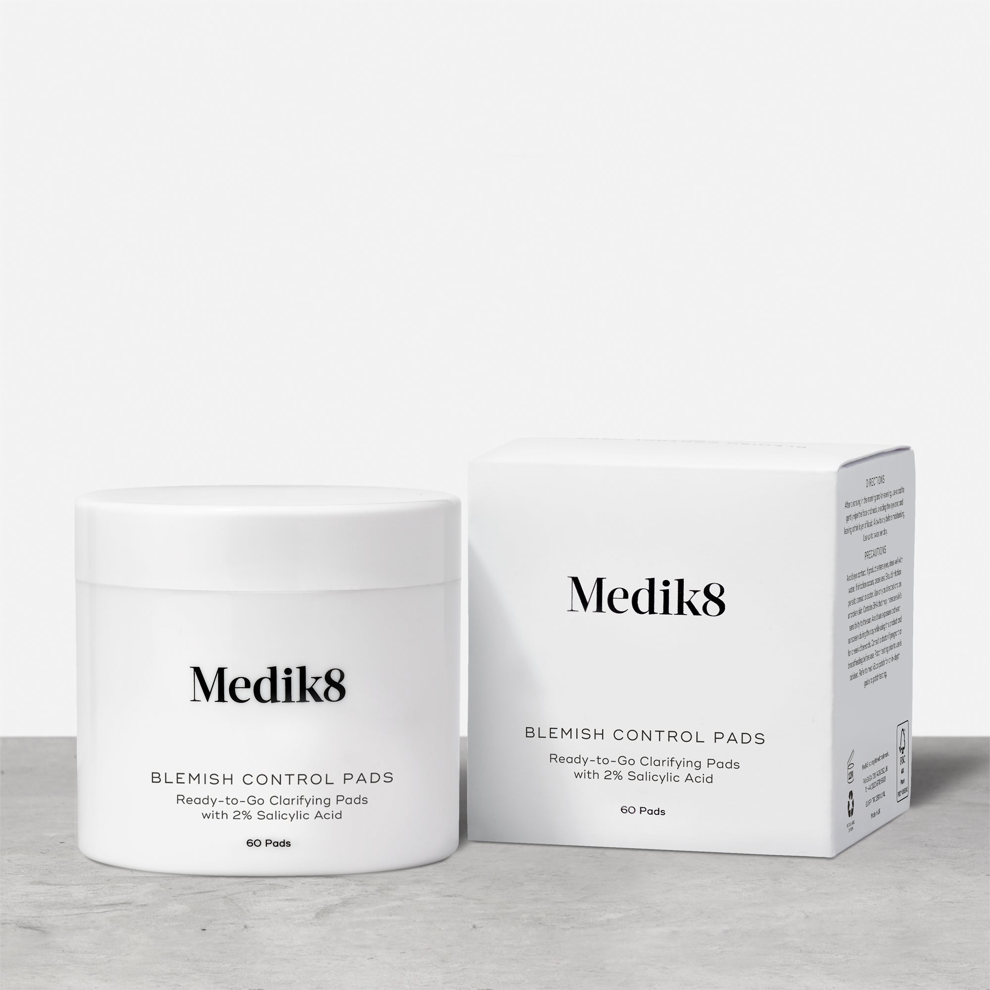 Blemish Control Pads™ by Medik8.  Ready-to-Go Clarifying Pads with 2% Salicylic Acid.