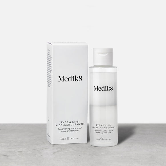 Eyes & Lips Micellar Cleanse™ by Medik8. Conditioning Waterproof Make-Up Remover.-